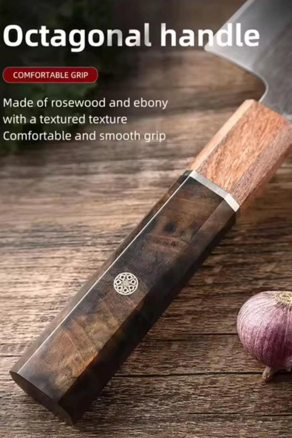 7” & 8” Chef Knife Combo Japanese Style 5Cr15 Stainless Steel – FREE Laser Engraving – Personalized Kitchen Knife Set