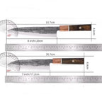 7” & 8” Chef Knife Combo Japanese Style 5Cr15 Stainless Steel – FREE Laser Engraving – Personalized Kitchen Knife Set