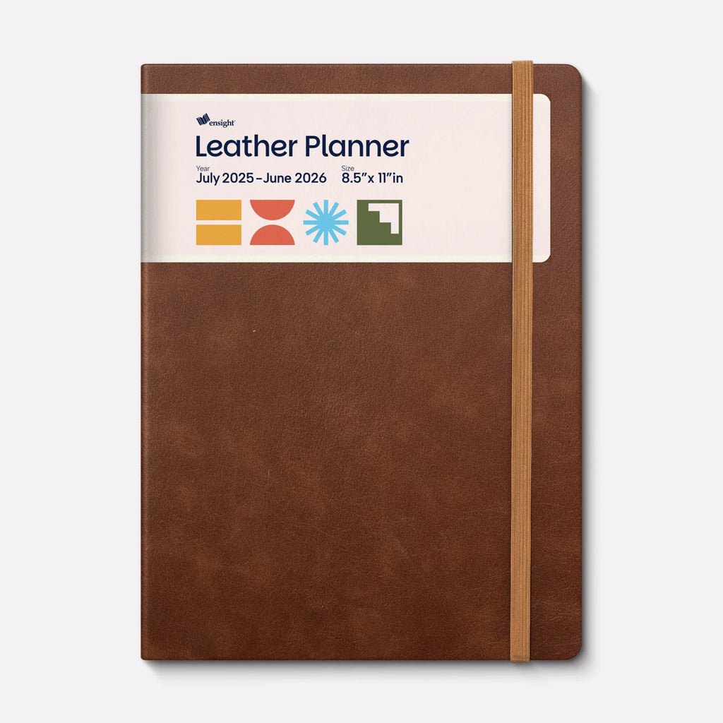 Leather Planner 2025 2026