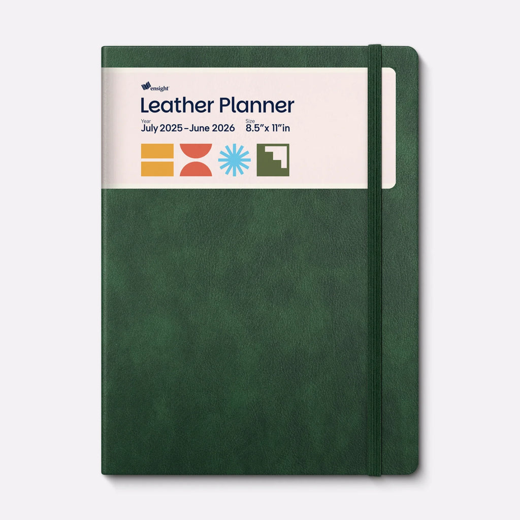 Leather Planner 2025 2026