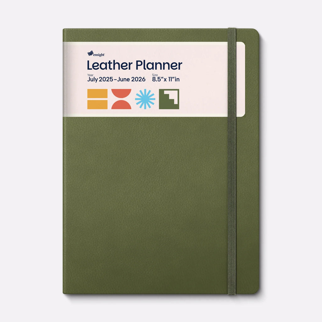 Leather Planner 2025 2026