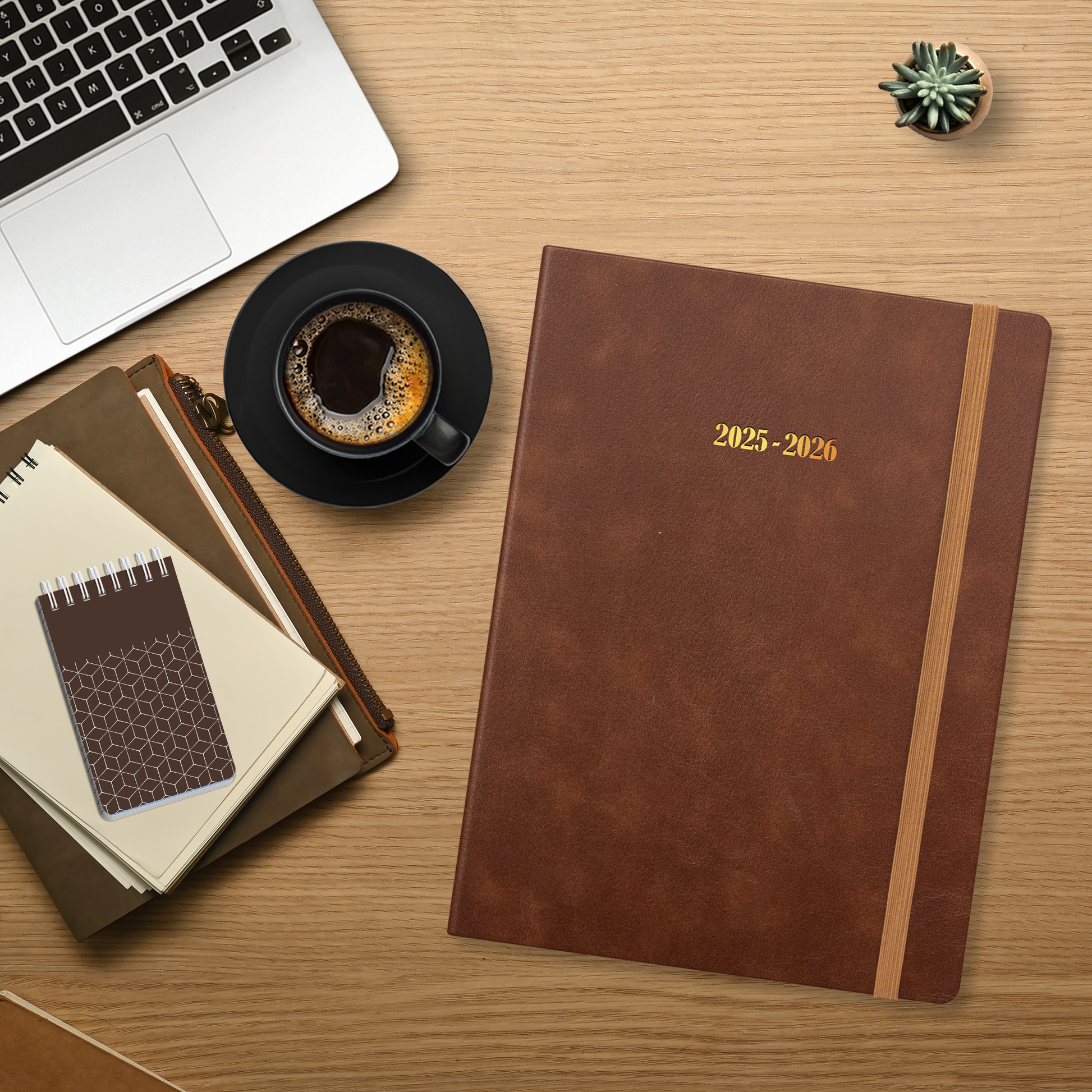 A4 Leather Appointment Book 2026