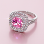 Pink Lantern Ring - Close Up