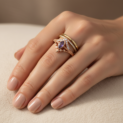 True Allure Ring - Stacked